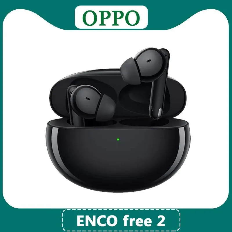 이어폰 oppo enco 무료 2/무료 W52 TWS 이어폰 무선 Bluetooth 5.2 Eorbuds Noise Cannellation Oppo find x3 pro.