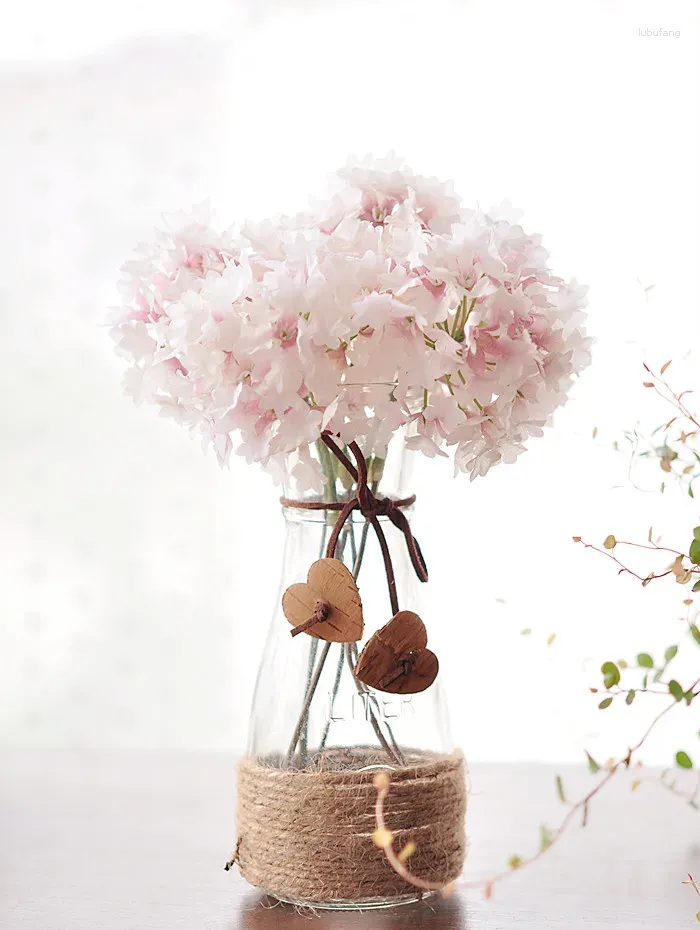 Garrafas Zakka Pastoral Moderno Estilo Minimalista de Flores Artesanais Criativas em Vaso de Vidro Flor Hidropônica