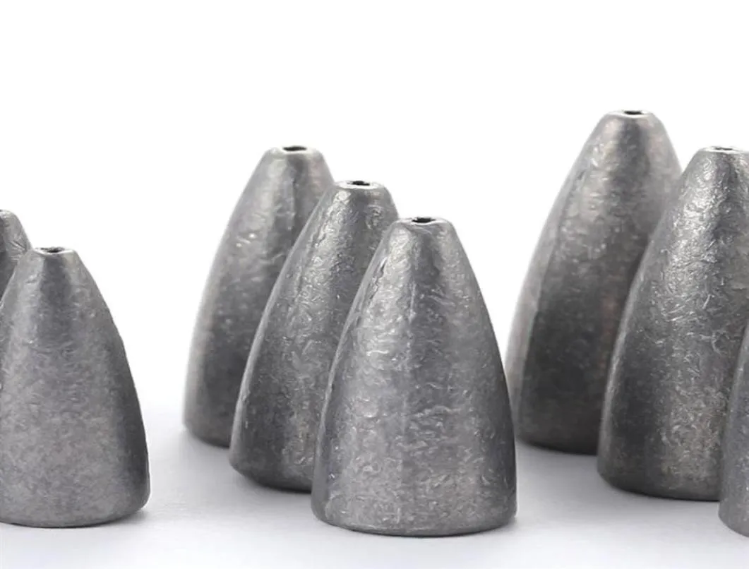 50PCS Jighead Fishing Wages Sinkers 3 5G 5G 7G 10G 14G 20G Metal Casting Waga MEA Złącze SET264F4139333