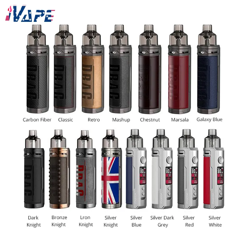 VOOPOO Drag X Mod Pod Kit Single 18650 80W 4.5ml GENE.TT Chip PnP Coils