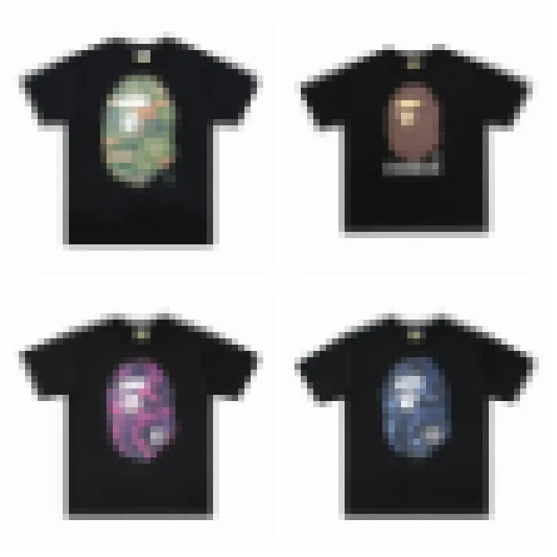 A Baignade Ape BAPE ABC Camo Big Ape Head Tee