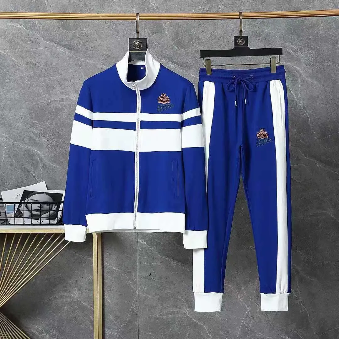 2024 Designer Mens TrackSuits Zestaw Męski Milan Kolor litera Druku