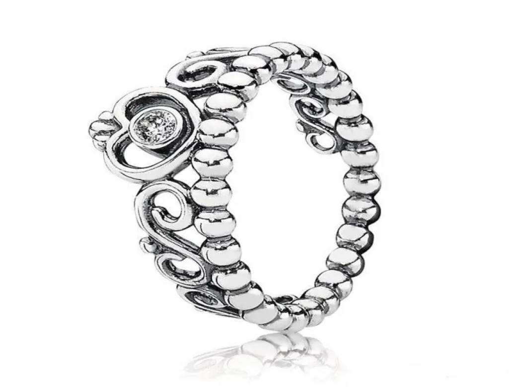 925 Sterling Silver My Princess Ring Ring Tring Original Box for RA Womde CZ Diamond Crown 18K Rose Gold Rings5763976