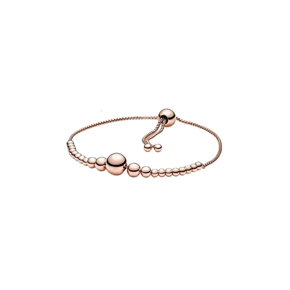 Pandoras – Bracelet de créateur de luxe pour femmes, Original, de haute qualité, bijoux en perles d'argent, Style