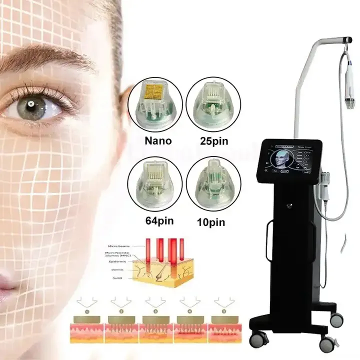 Rimozione della cicatrice dell'acne Microneedle segreto Scarlet Frazionario RF Ago Radiofrequenza Macchina per il rafforzamento della pelle Microneedling