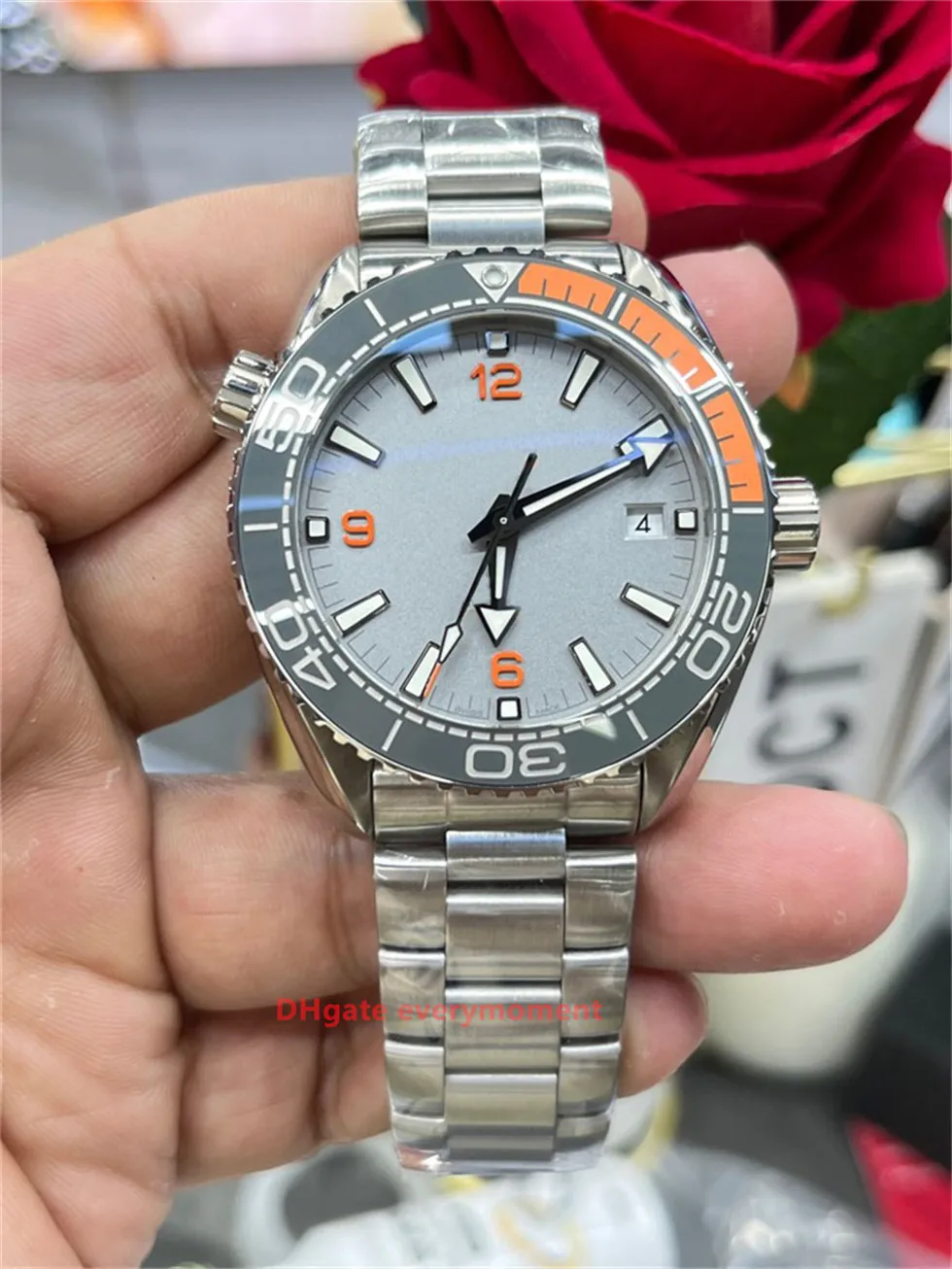 Ceramic Men's Watches 600m 43.5mm VS Factory 8900 Movement Automatic Mechanical Watch Sapphire Stainless Steel Deep Diving Super Edition Wristwatches-88