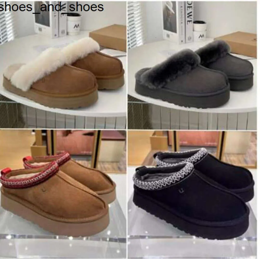 u g glis botas de neve fofas botas ugg ug mini mulheres inverno feios austrália tasman plataforma bota chinelo de pele tornozelo sapatos de lã couro de carneiro casual fora