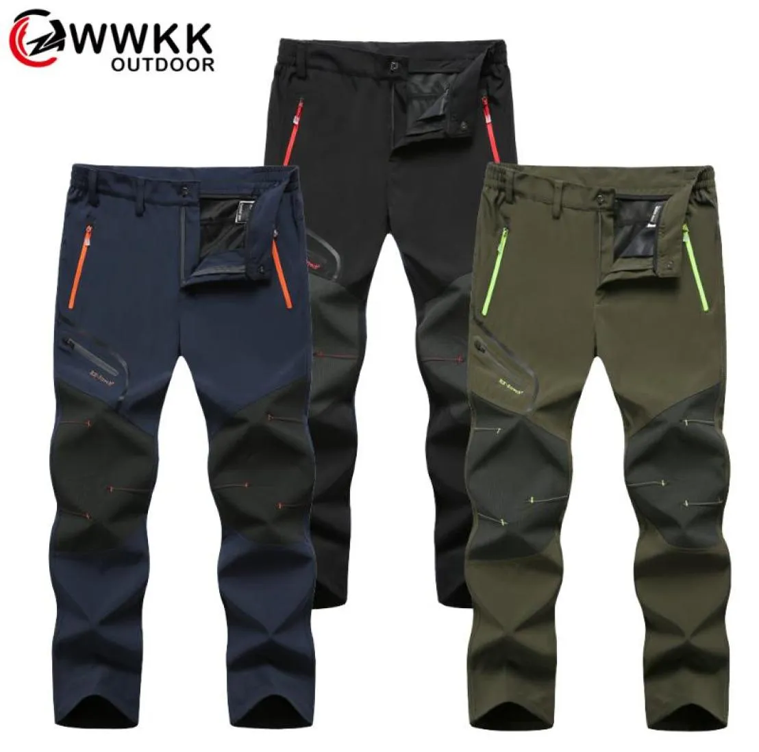 Водонепроницаемые походные брюки мужские софтшелл для рыбалки, кемпинга, катания на лыжах, тактические брюки, летние зимние дышащие уличные брюки6302953