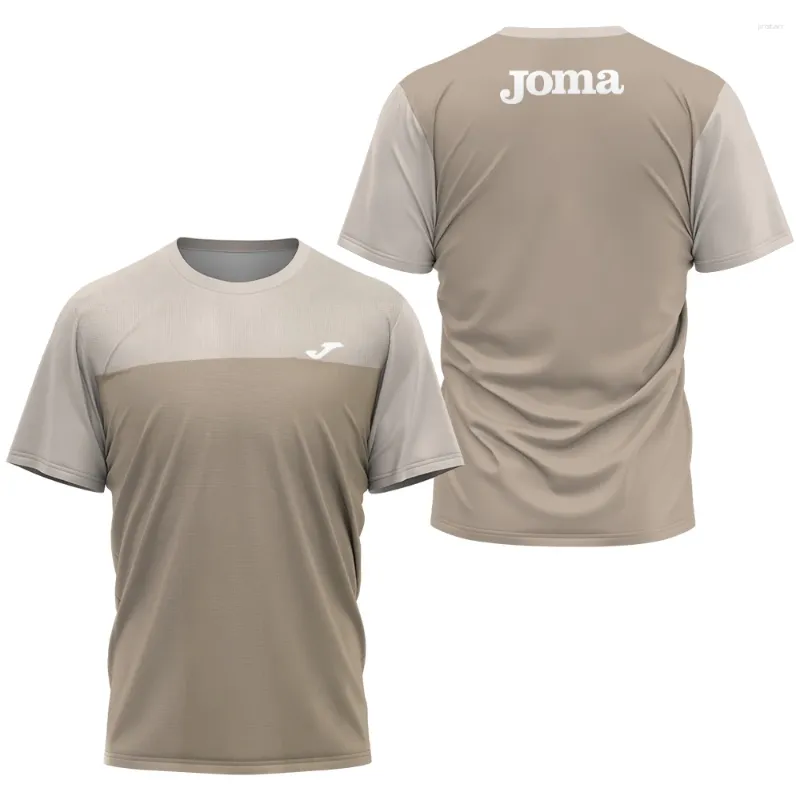 Camisetas masculinas roupas de tênis badminton roupas esportivas duas cores emenda respirável correndo camisa de treinamento fitness manga curta