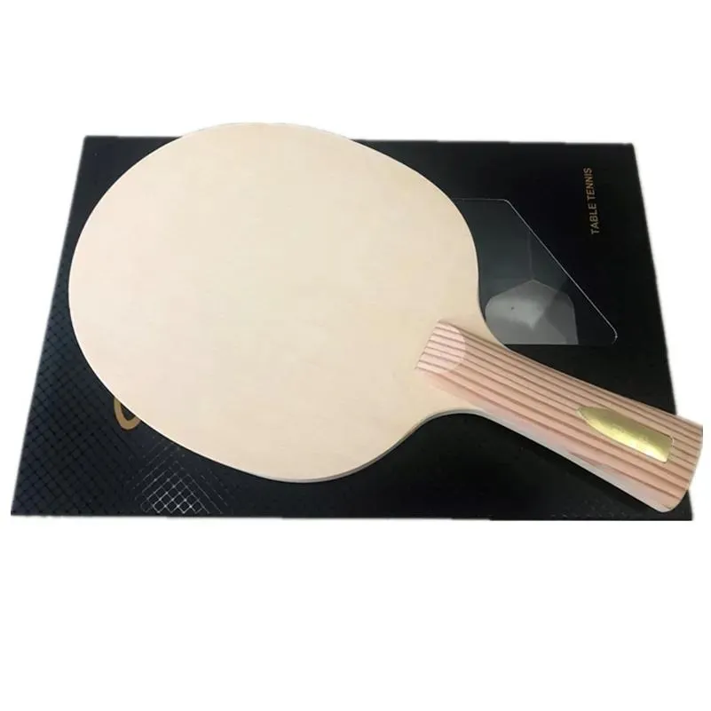 Raquets Table Tennis Raquets Stuor Single Hinoki 1Ply Hinoki Speed ​​90 Tennis Racket Ping Pong Blade Solid Cypress Off 230615