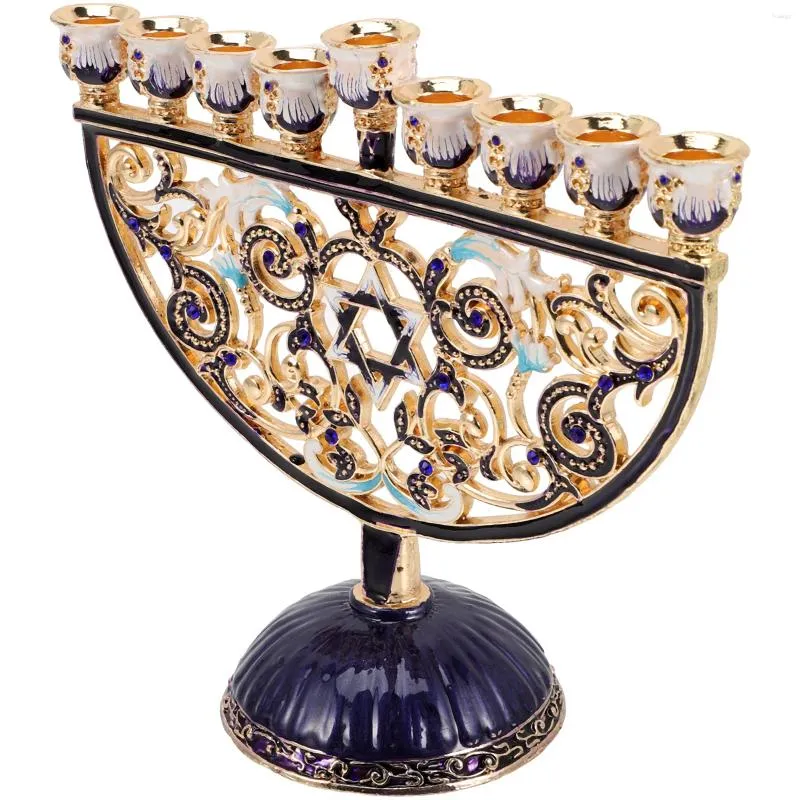 Bougeoirs de bureau, décoration de Table, classique, 9 branches, chandelier élégant en métal