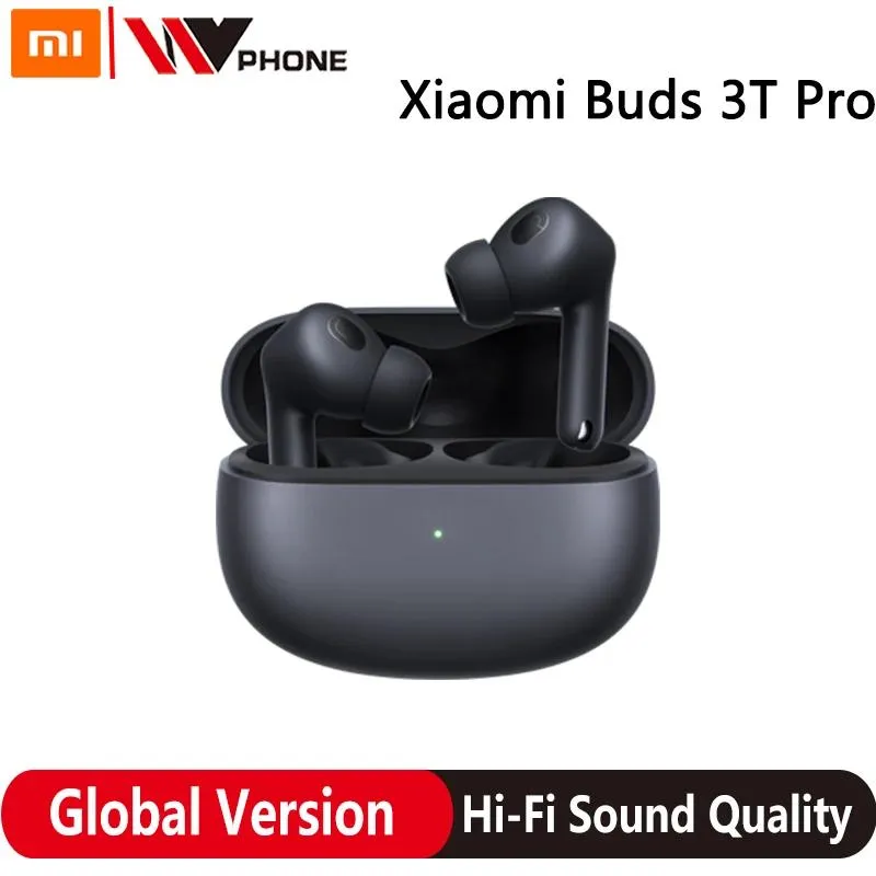 EARPHONE Versione globale GOTH Xiaomi Buds 3t Pro TWS Aurnostronzio 3Mic 40DB Rumore attivo Cancellazione Bluetooth IP55 Audio dimensionale per K50 PRO