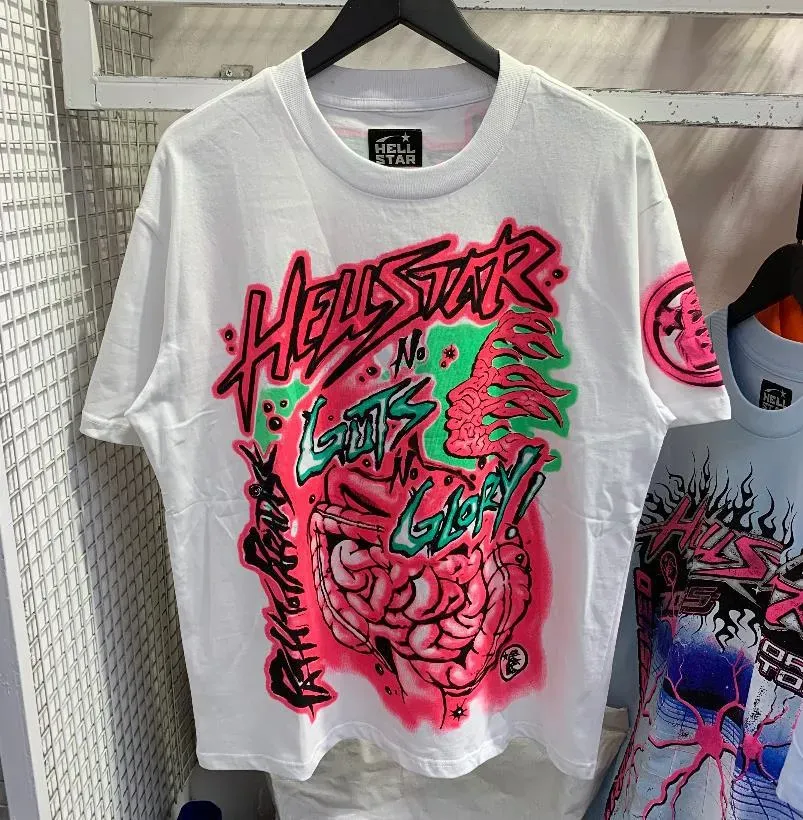 T-shirt chemises pour hommes. Chemise surdimensionnée Tshirt Hommes Designer T-shirts Hellstar Pantalon Homme Tee Femme Vêtements Vêtements Dessin Animé Graphique Graffiti Lettrage Feuille Imprimer