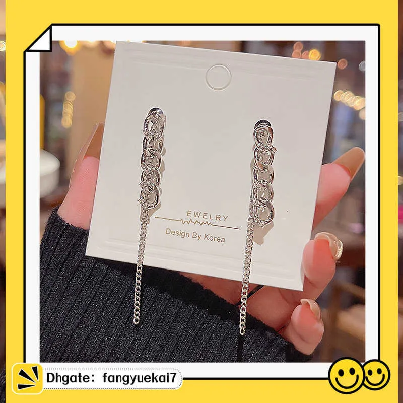 2024 Designer 925 silver needle South Korea's shiny delicate diamond snowflake earrings female fashion exaggerated geometric earrings factory M46E