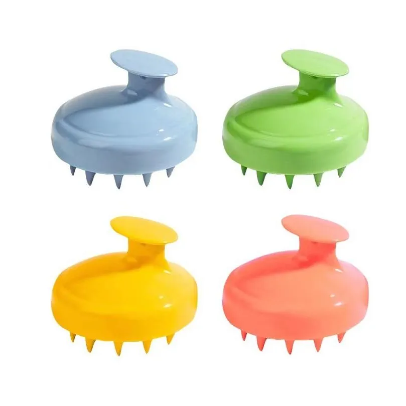 Hair Brushes Shampoo Brush Heeta Scalp Care Hairs With Soft Sile Masr