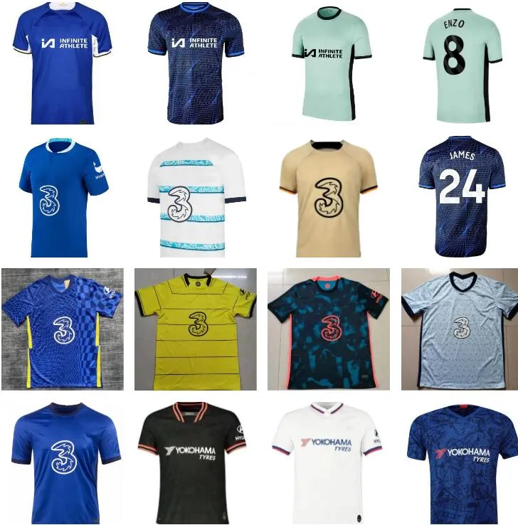 Soccer Jerseys Soccer Jerseys 19 20 21 22 23 24 Cfc Hazard Soccer Jerseys 2023 2024 Enzo Mudryk James Sterling Nkunku Jackson Havertz Kante Tsilvaf Ootballs Hirtsw Ill