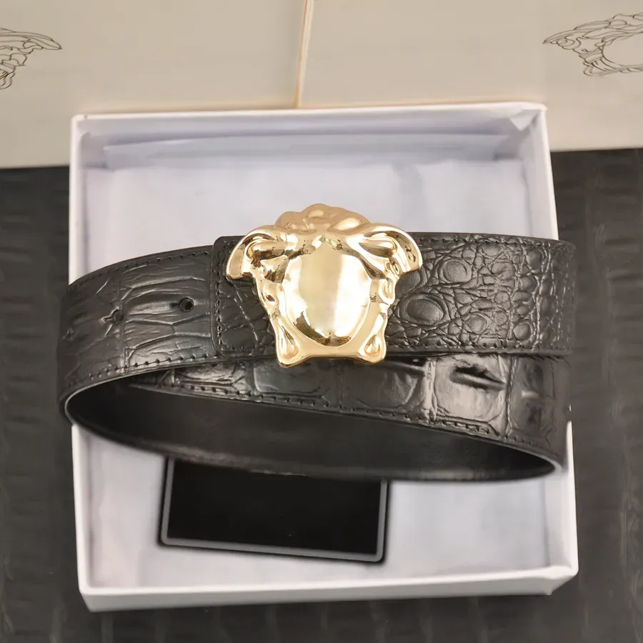 cinture di design classico di marca di qualità a specchio per donna Cintura vintage in vera pelle Larghezza 3,8 cm Cintura classica da lavoro Cintura da uomo di lusso in mostra cinture da palestra