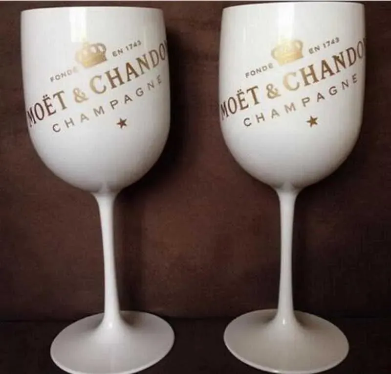 Canecas de plástico vinho FESTA Taça de champanhe branco MOET vinho moet Vidro T200216