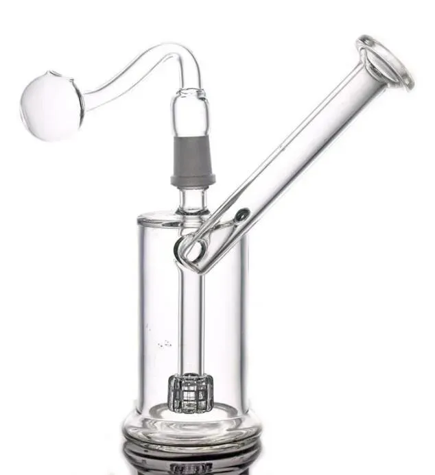 Hockahs No.AC207 New Arrival hookahs handmade glass water pipes 로고 팹 흡연 파이프 재활용기 석유 굴착기 Bongs Birdcage Perc No.AC