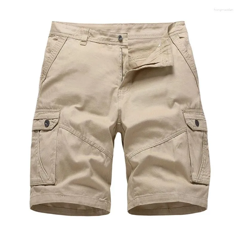 Męskie spodenki modne ubrania męskie letnie krótkie spodnie wiele kieszeni Man Casual Cotton Size 30-38