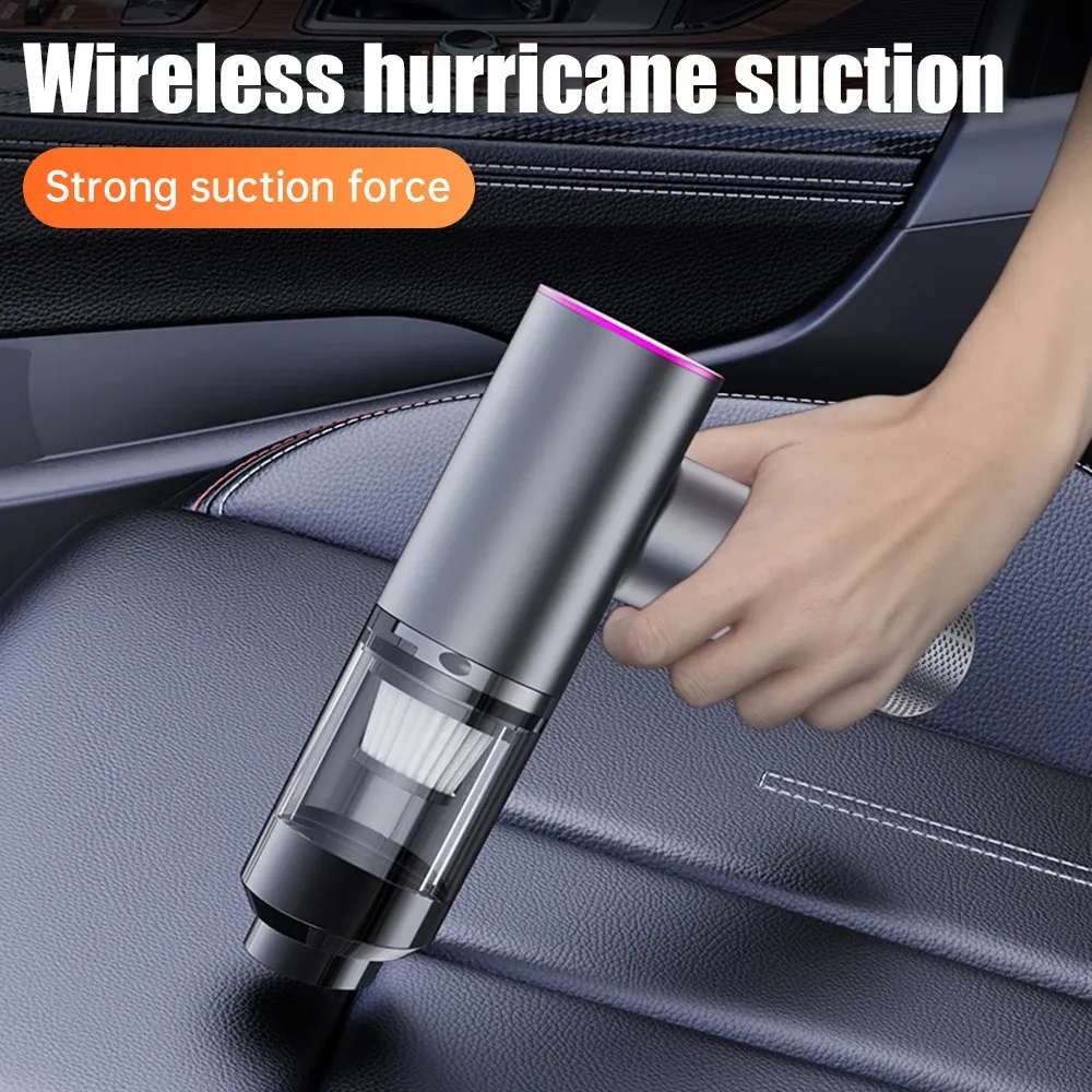 135000Pa Car Wireless Vacuum Cleaner Wet Dry Cordless Handheld Auto Home Dual Use 231229