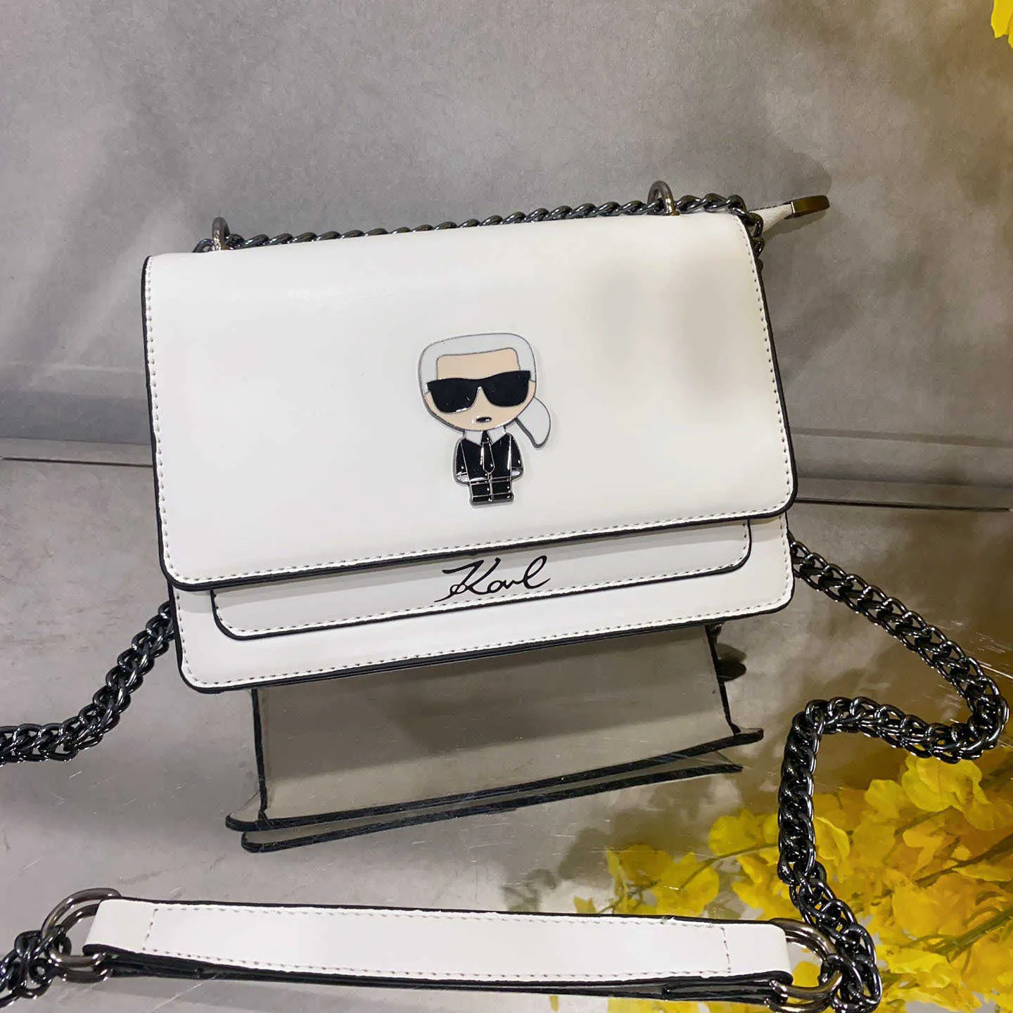 Tasarımcı Karl Çantalar Moda Buda Omuz Çantası Çok yönlü küçük harf küçük kare çanta zinciri kayış crossbody çanta dişi çanta