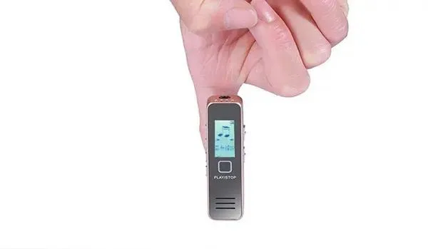 Recorder LCD Display Mini Voice Recorder Uppladdningsbar Digital Voice Recorder USB Flash Driver Dicafon Pen Support TF Card Audio Recorder