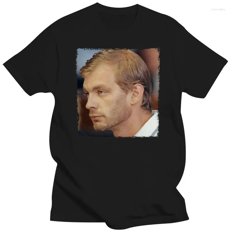 Men's Polos Jeffrey Dahmer T-Shirt Serial Killer Tshirt Horror Tops Tee Shirt MAN Unisex Cotton T Shirts