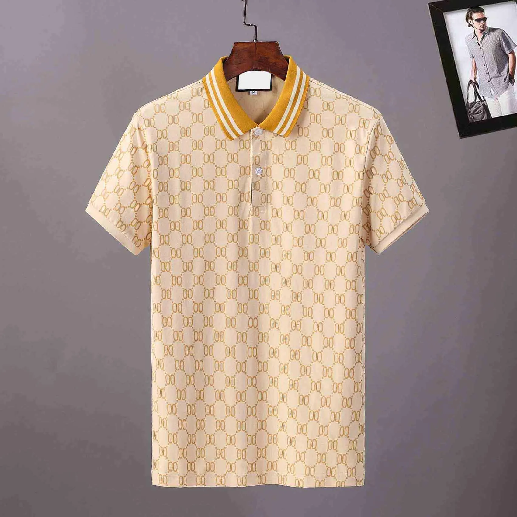 2024Mens Stylist Polo Shirts Luxury Italy Men Clothes Short Sleeve Fashion Casual Men's Summer T Shirt Many colors are available Size M-XXXL