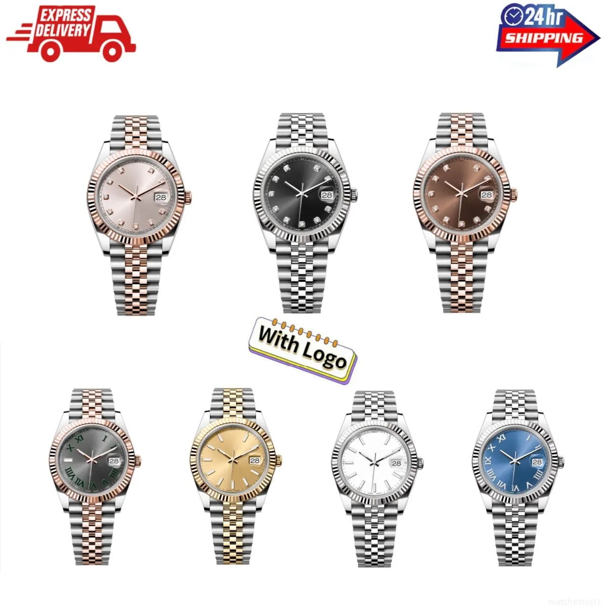 Regarder de montre masculine Regarder de haute qualité Day Journée de montre de montre de montre Automatique Regarder Women's’s Watch's Watch Men's Watch 36-41 mm Rose Gold Classic Watch Quartz Women's Watch