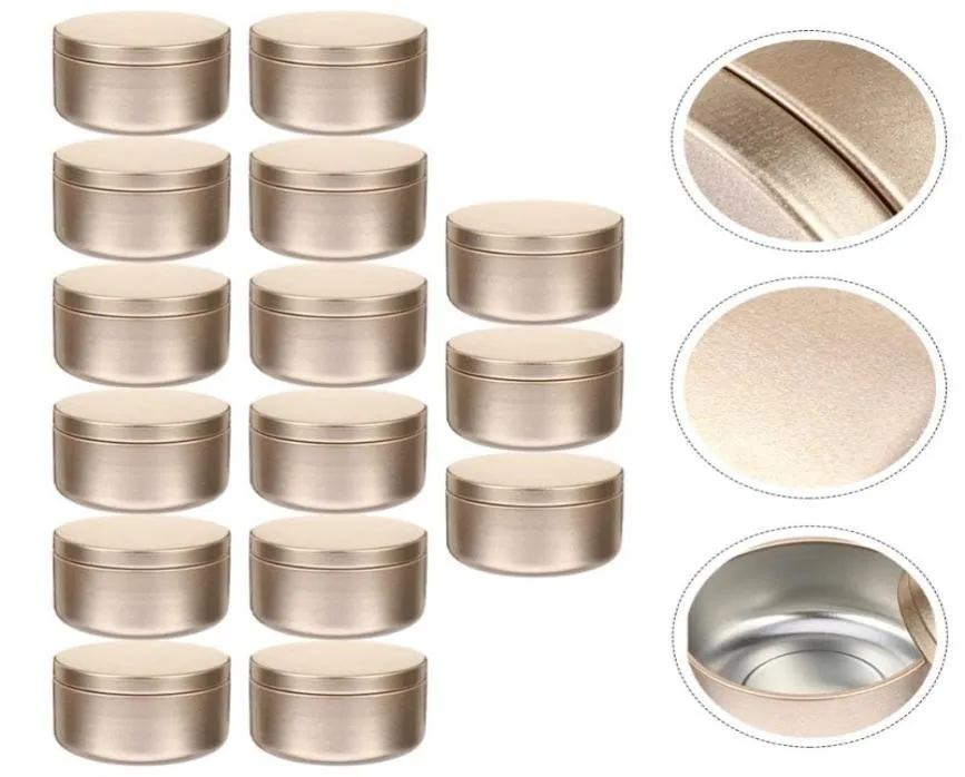 شموع 24 PCS Round Candle Candle Storage Container Making1857587