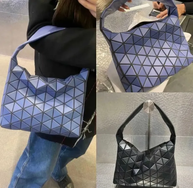 Bao Designer Isseyss Tote Miyake Bag Nowy japoński Mitsubishi Alva Geometryczne Lingge jedno ramię pod pachami damski