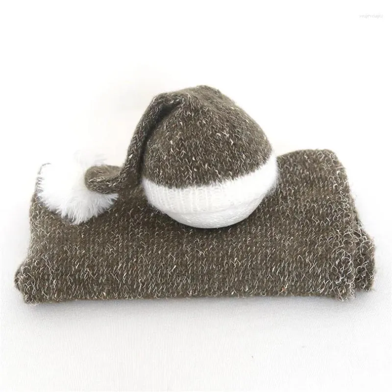 Одеяла, винтажный свитер для новорожденных, вязаная шапка с помпоном, вязаная крючком шляпка для мальчика, наряд для младенцев, пеленание, реквизит для фотосъемки