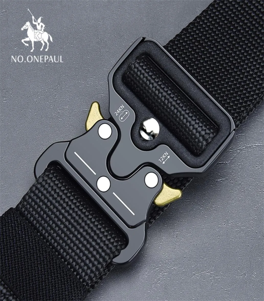 Véritable ceinture tactique en alliage à dégagement rapide militaire doux véritable Nylon accessoires de sport boucle sports de combat en plein air 2202117901681