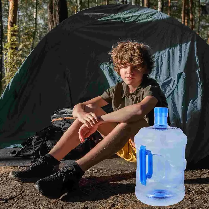 Vattenflaskor gallon flaskkanna bärbar hink plastkanna utomhus camping container