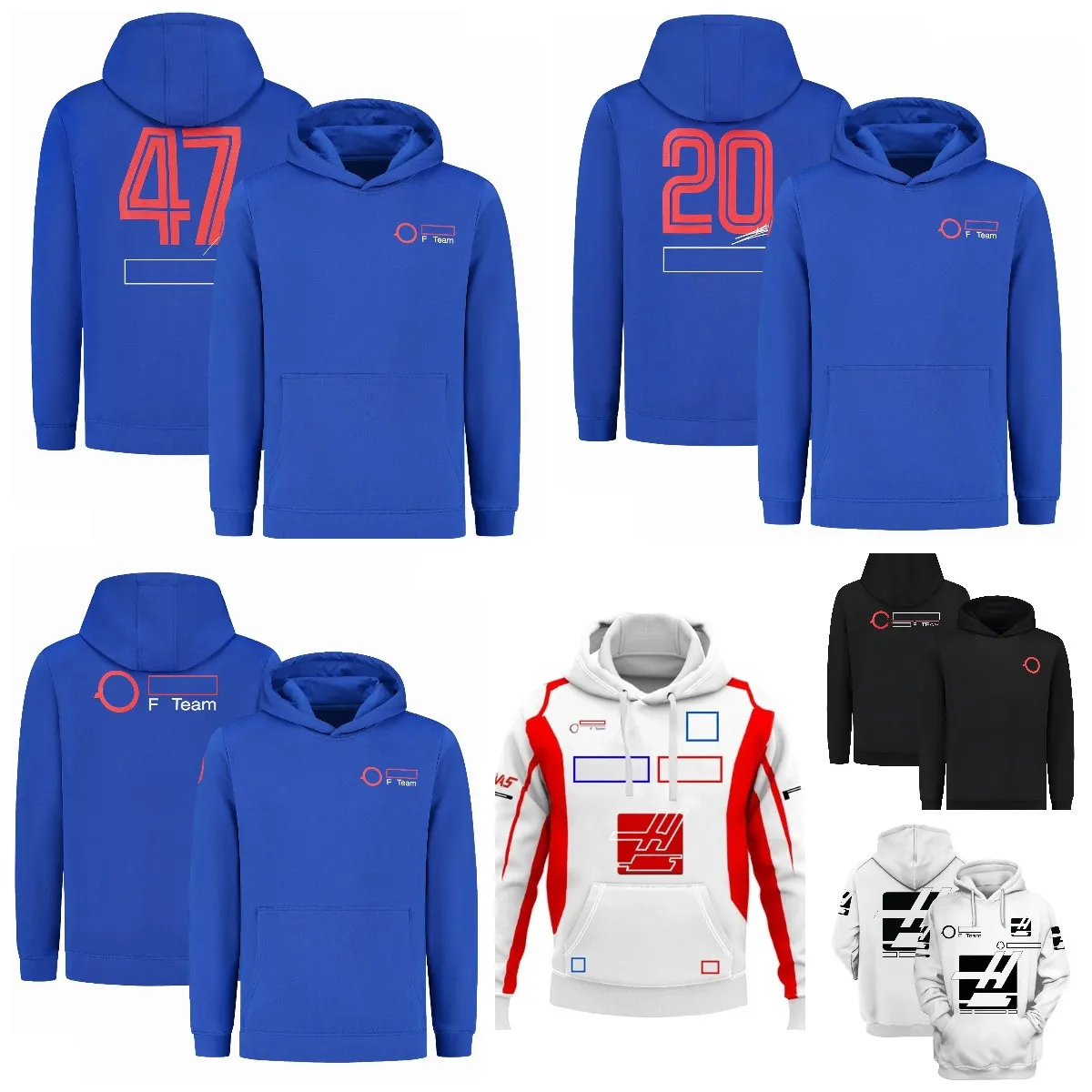 F1 Hoodie 2023 NYTT Säsong Team Racing Suit F1 Pullover Hoodie Plus Size Anpassning