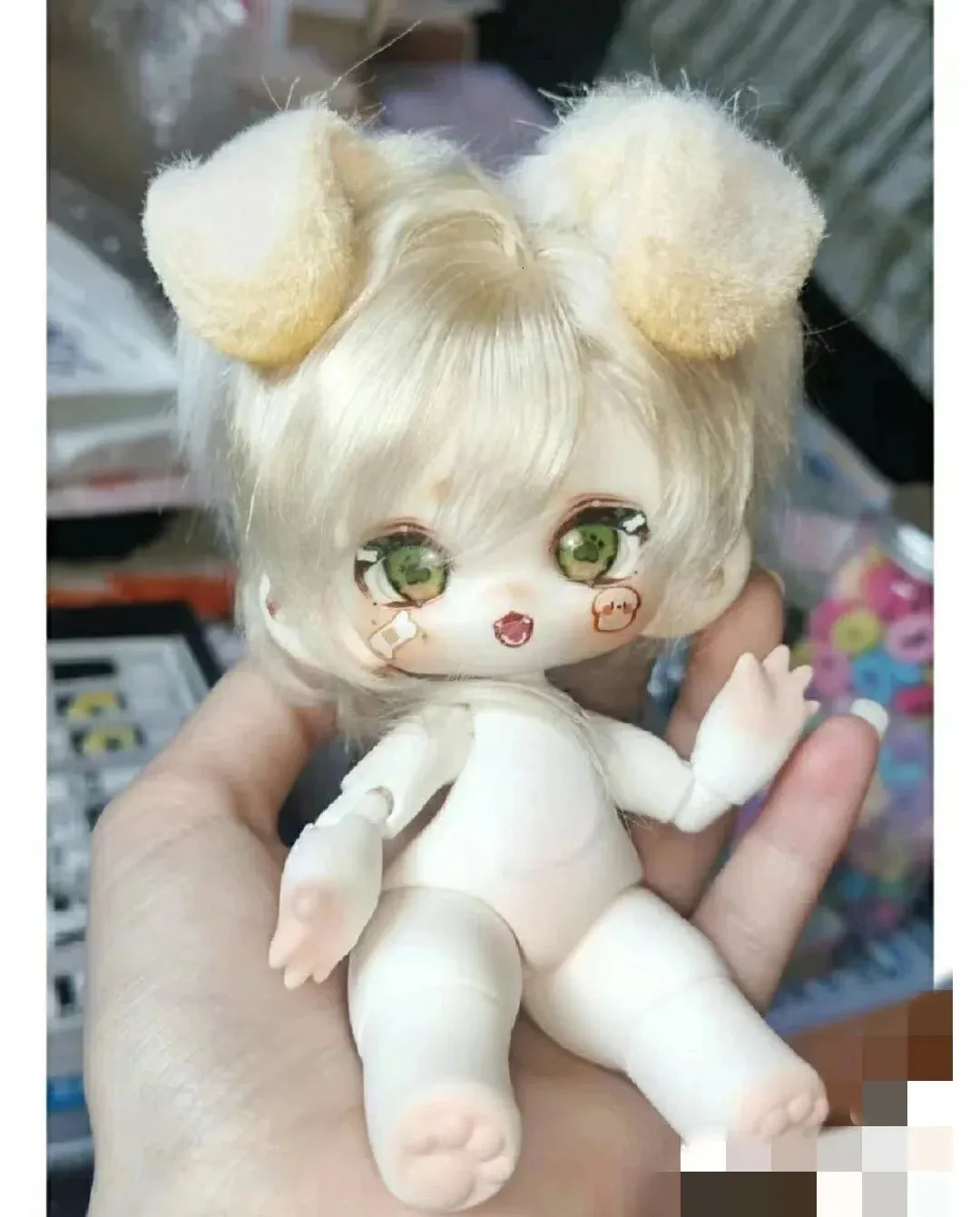 bjd doll 13cm 6cmミニチルドレンレンズおもちゃ誕生日ギフトクラフト装飾品ガールdiy無料配達アイテム231229