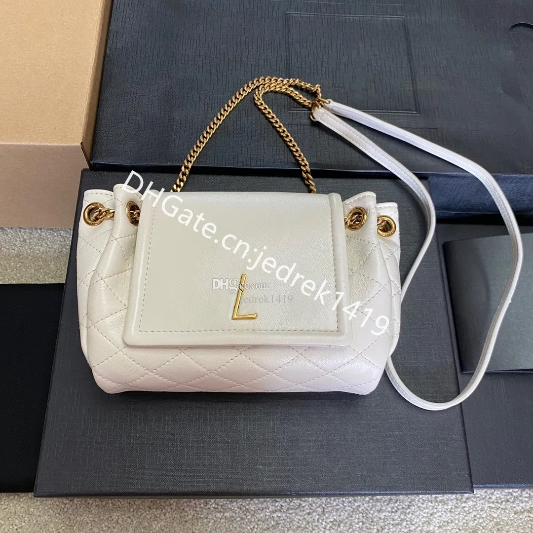 Modische Umhängetasche mit Kettenklappe, Mini-Nolita-Designertasche für Damen, luxuriös, Pendeln, Freizeit, Arbeit, Umhängetaschen, 10A, hochwertige Suzanne-Unterarmtasche aus weichem Schaffell