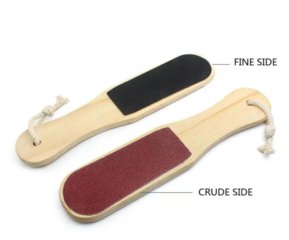 Foot Foot File Wooden Feet Tools 20pcslot Red Wood Foot Rups Arp Art Pedicure File Manicure Kit9330685