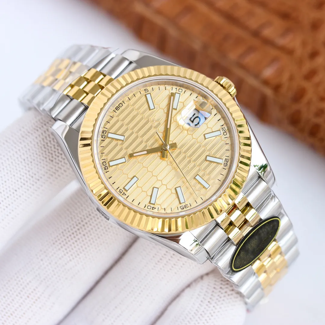 Luxury Mens Automatic Mechanical Watch, 41mm Stainless Steel 
