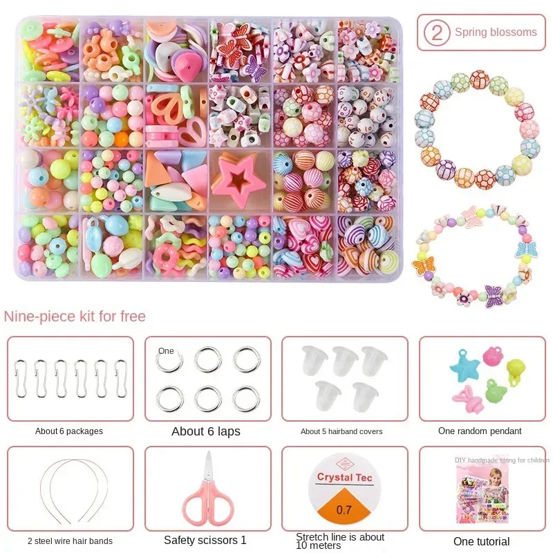 HellDoler Set di Perline Fai da Te per Bambini,400+ Pezzi Kit per la Creazione d