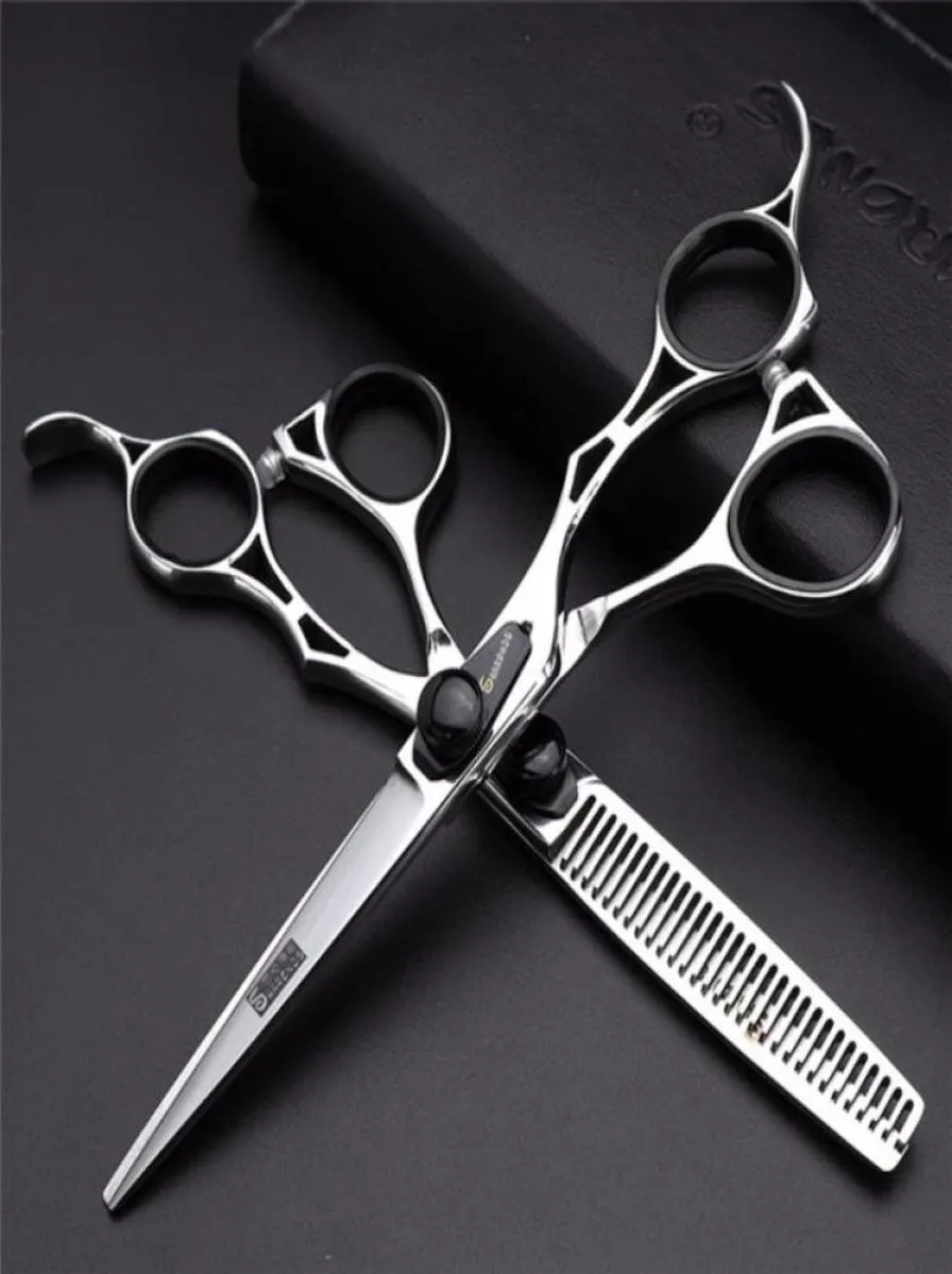 Hair Scissors Aplants 6 Inch Barber Shop Set Professional Hairdressing Salon Supplies Cutting Thinning Shears7483348