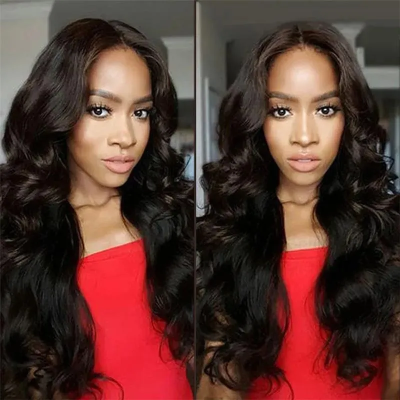 Affordable Brazilian Body Wave 360 Lace Frontal Wig 150 Density Virgin Human Hair for Black Women - Premium Quality Cheap Lace Front Wig