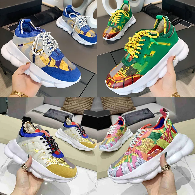 Italie Designer Casual Chaussures Réfléchissant Hauteur Réaction Baskets Triple Noir Blanc Multi-Couleur Daim Rouge Bleu Jaune Fluo Tan Luxe Hommes Femmes Baskets De Mode