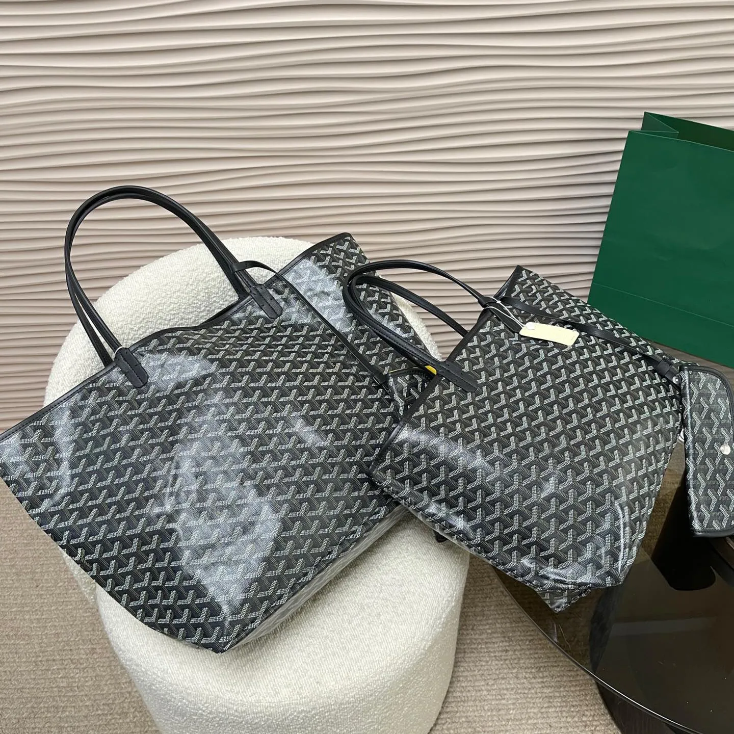 Tygväska designer väska mode kvinnors handväska högkvalitativ läderväska avslappnad stor kapacitet mamma shopping väska strandväska