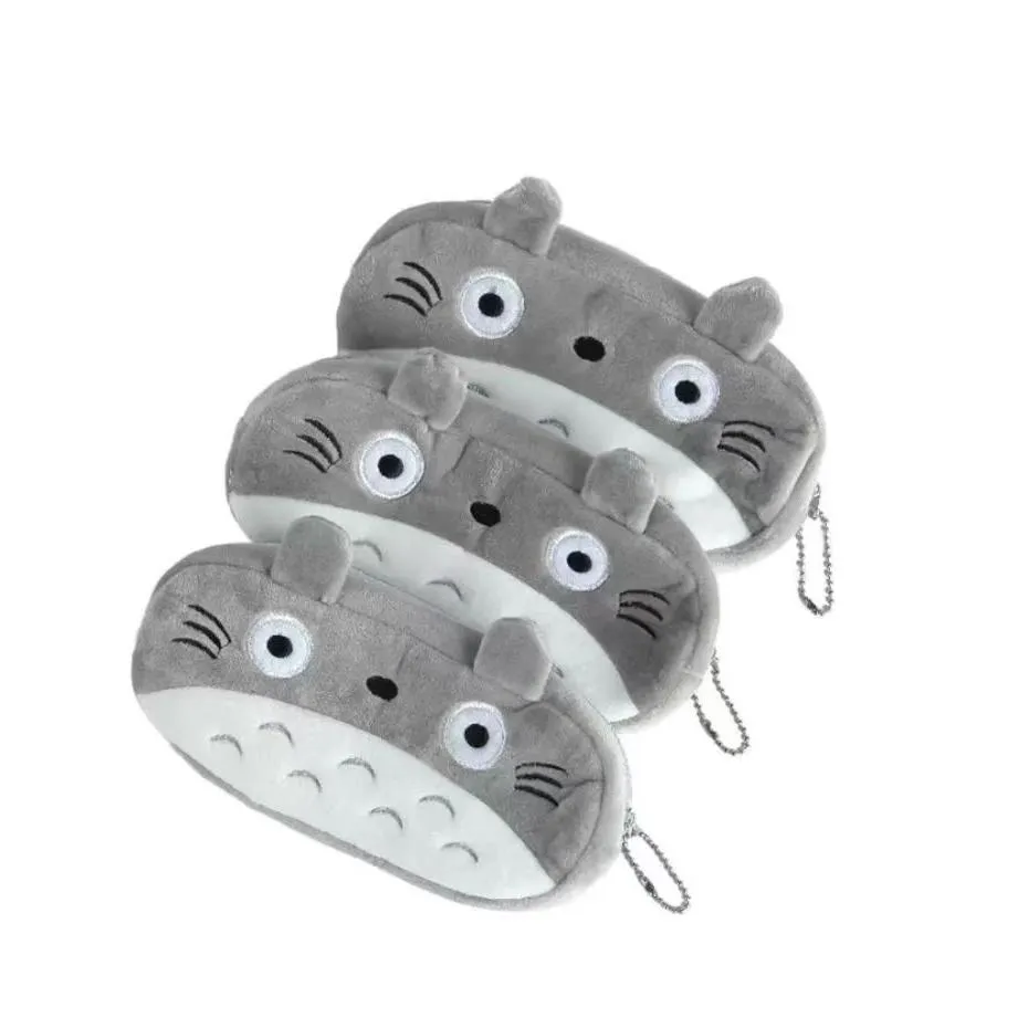 Sacs à crayons en gros 15 pièces / lot dessin animé Totoro style P fermeture éclair sac cosmétique pochette fournitures d'écriture fournitures scolaires de bureau257D Drop D Dhnxc