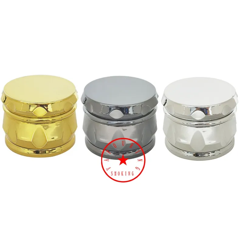 Colorido Galvanoplastia Plástico Fumar 63mm Tambor Estilo Erva Tabaco Moer Spice Miller Grinder Triturador Moagem Picada Mão Muller Handpipes Cigarro Titular DHL