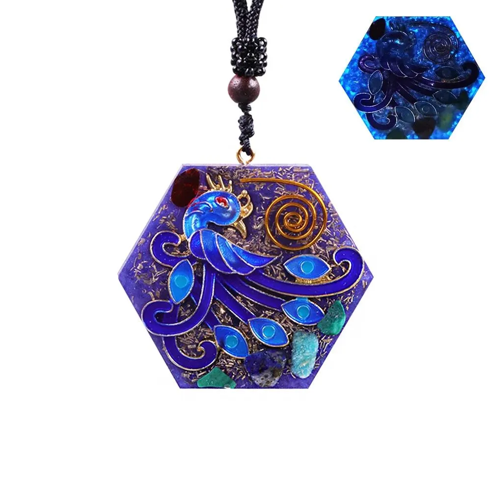 Necklaces Phoenix Pendant Mythology Necklace Gifts For Women Phoenix Rising Bird Pendant Jewelry Meditation Yoga Orgone Necklace