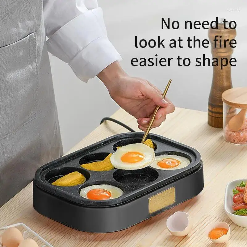 Bread Makers Electric Egg Hamburger Machine 220V Non-stick Frying Pan Omelette Cooker Cake Crepe Maker Pancake Breakfast