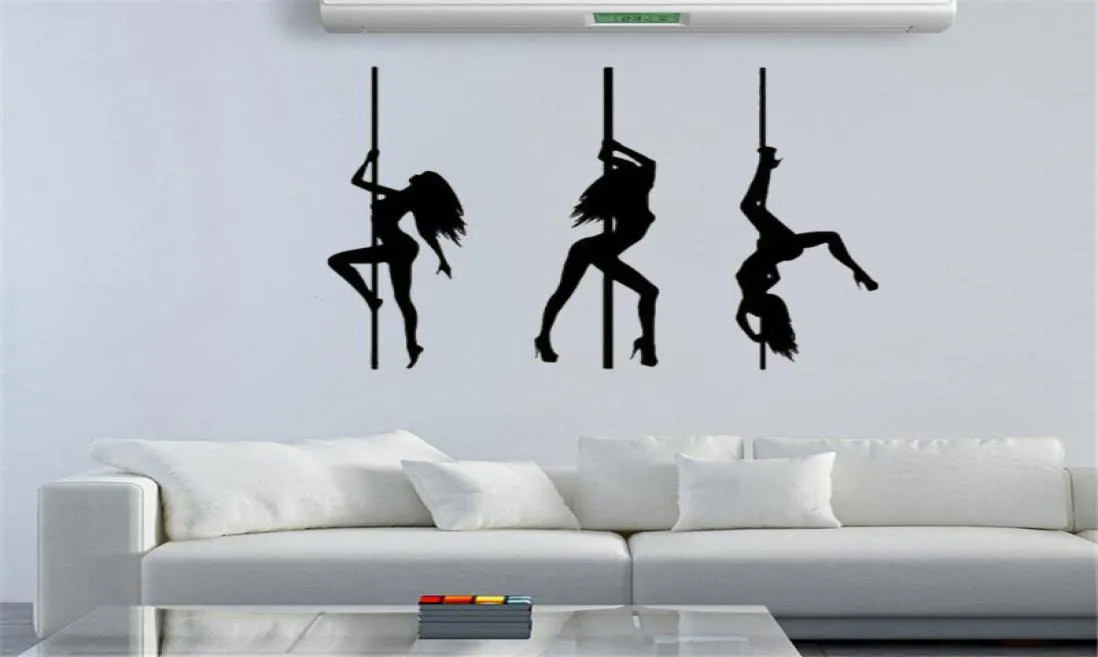 Wall Stickers Pole Dancing Wallpaper Sport Decal Waterproof Revocable For Living Room Bedroom Mural Dw50599964421